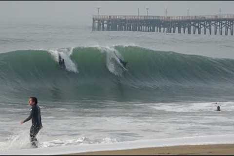 King Tides and XL El Niño Swell = Shorebreak Carnage