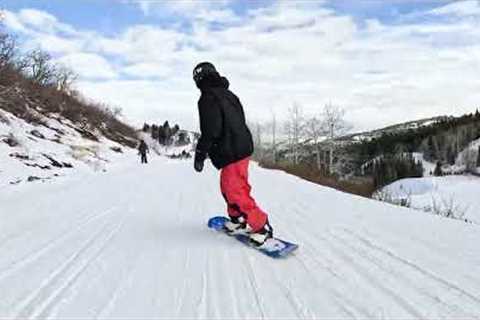 Learn Down Unweighted Turns To Greatly Improve your Snowboarding