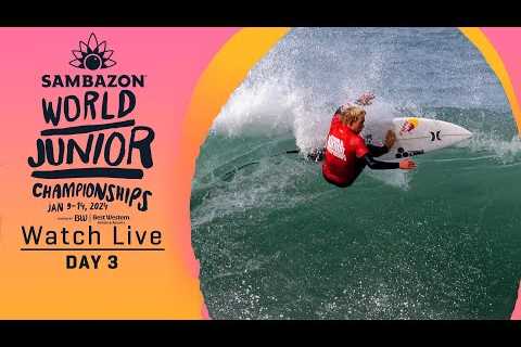 WATCH LIVE 2023 SAMBAZON World Junior Championships hosted by Best Western - Day 3