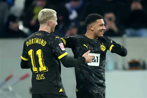 Jadon Sancho grabs assist in first game back for Borussia Dortmund