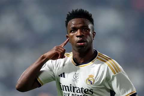 WATCH: Vinicius Jr double gives Real Madrid Spanish Supercopa lead over Barcelona