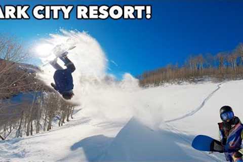 PERFECT BLUEBIRD POW DAY at Park City Resort!!