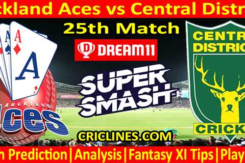 Today Match Prediction-AA vs CD-Dream11-Super Smash T20 2023-24-25th Match-Who Will Win