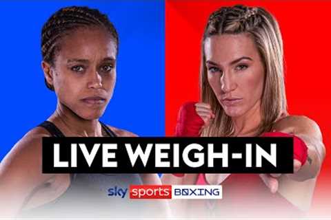 TASHA JONAS VS MIKAELA MAYER!  LIVE WEIGH-IN ⚖