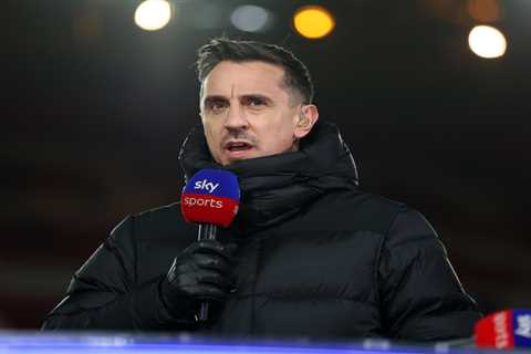 Man Utd legend Gary Neville predicts Tottenham will finish above Arsenal in Premier League