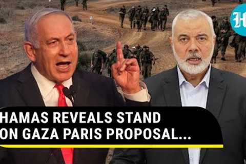 ''Israel Get Out'': Hamas Chief Roars As IDF Bleeds Gaza; Reveals Stand On Paris Proposal | Watch