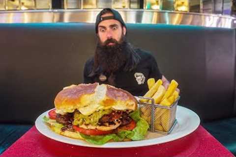 FINALLY ATTEMPTING SCOTLAND''S BIGGEST BURGER CHALLENGE! | BeardMeatsFood