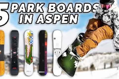 5 High Performance Park Boards for 2024 // Snowboard Magazine