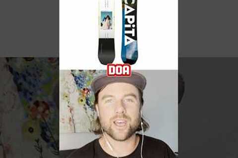 The 5 most popular snowboards - Part 5 - Capita DOA #snowboarding