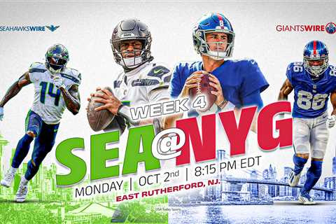 Giants vs. Seahawks: Time, television, radio and streaming schedule