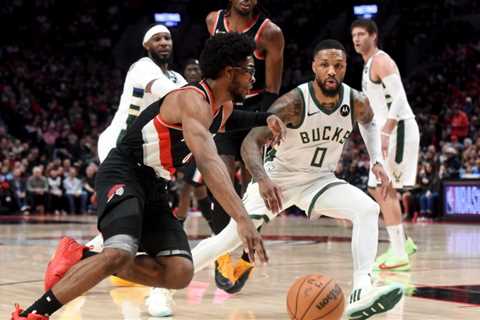 Trail Blazers spoil Lillard’s return to Portland with victory over Bucks