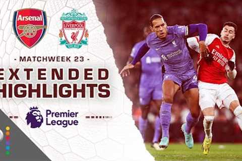 Arsenal v. Liverpool | PREMIER LEAGUE HIGHLIGHTS | 2/4/2024 | NBC Sports