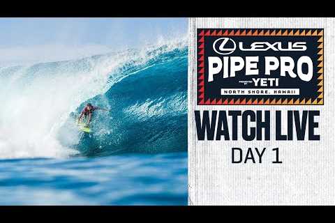 WATCH LIVE Lexus Pipe Pro presented by YETI 2024 - Day 1