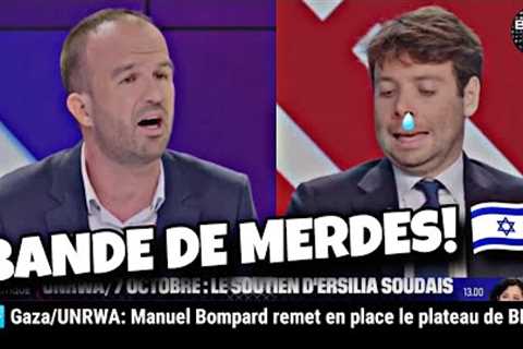 🔴➡️ Gaza: Manuel Bompard remet en place 2 journalistes BFMTV