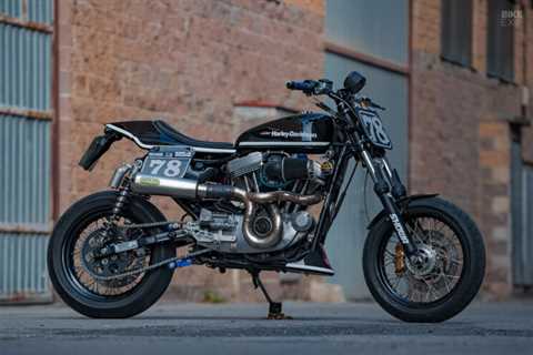 Super-tracker: A custom Sportster 1200 with supermoto steeze