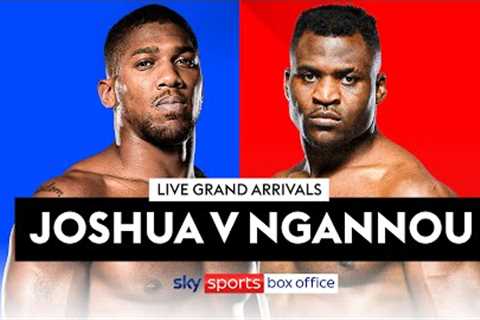 ANTHONY JOSHUA V FRANCIS NGANNOU!  Grand Arrivals