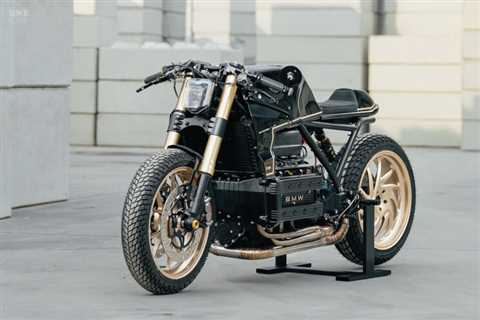 Level Up: A BMW K100 café racer with a John Player Special vibe