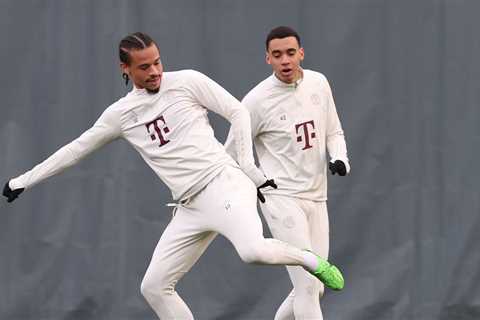 Training Report: Bayern Munich’s Leroy Sané, Serge Gnabry, and Alphonso Davies could all be ready..