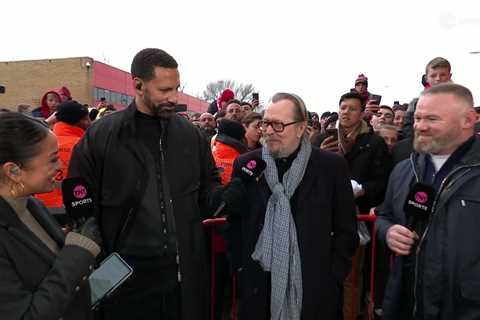 Gary Oldman Makes Surprise Appearance at Old Trafford