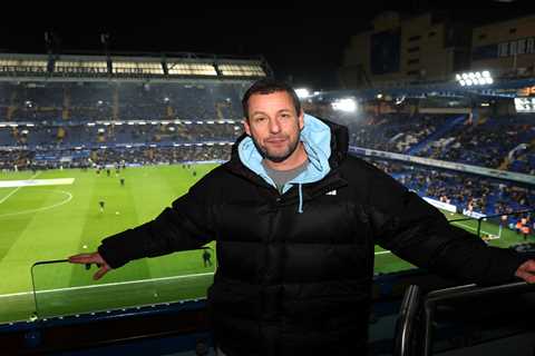 Hollywood Legend Adam Sandler Spotted at Chelsea vs Newcastle Game