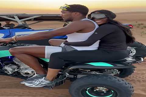 Anthony Joshua spotted getting cozy with Brit hairdresser in Dubai desert