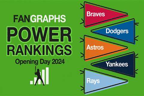 FanGraphs Power Rankings: Opening Day 2024