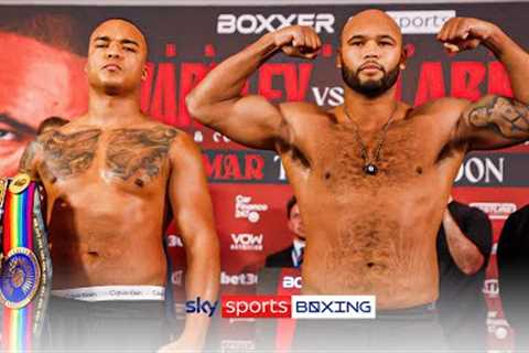 Fabio Wardley vs Frazer Clarke  FULL WEIGH-IN ⚖️