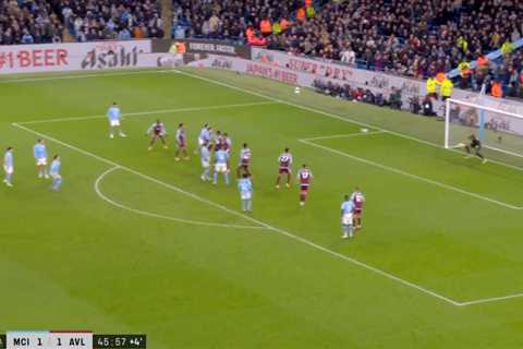 Phil Foden blasts hosts back into the lead against Aston Villa