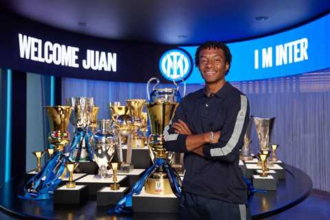 Juan Cuadrado returns to training with Inter after lengthy lay off