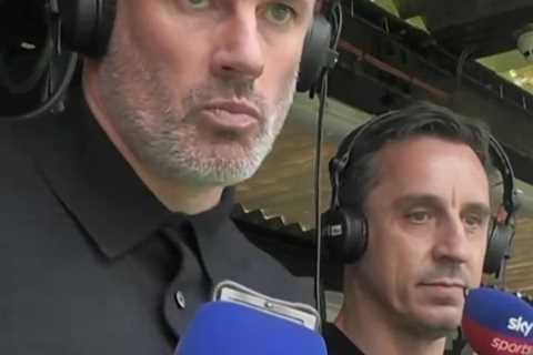 Neville and Carragher's Reaction to Man Utd vs Liverpool Revealed - Fans Spot Major Concern