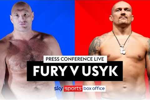 Tyson Fury v Oleksandr Usyk ⚖️  Live Press Conference