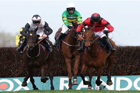 Horaces Pearl wins the Weatherbys Hunt at Aintree Grand National Festival