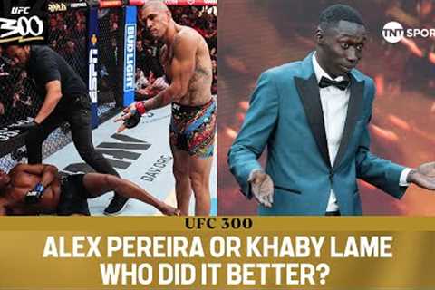 That's all you got? 😅  Alex Pereira explains THAT Khaby Lame celebration at UFC 300 🤲