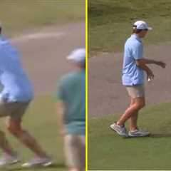 Fan bizarrely catches Brandt Snedeker’s ball and little-known rule decided where he took next shot