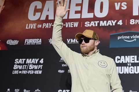 Canelo Alvarez, Jaime Munguia make grand arrivals