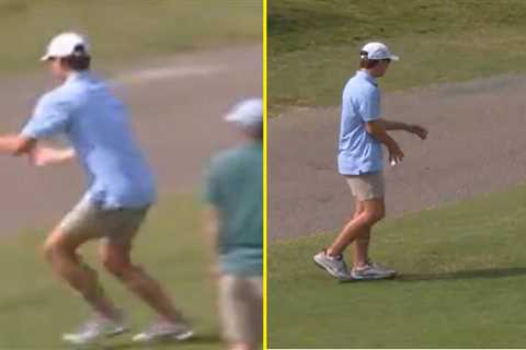 Fan bizarrely catches Brandt Snedeker’s ball and little-known rule decided where he took next shot