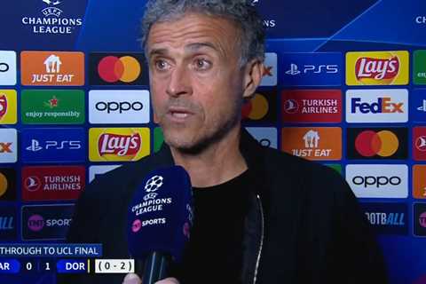 Luis Enrique bemoans luck against Dortmund