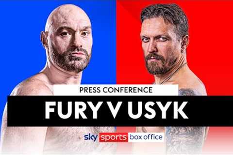 TYSON FURY VS OLEKSANDR USYK!  Live Press Conference