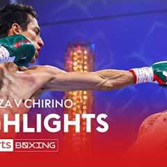 HIGHLIGHTS! Rafael Espinoza stops Sergio Chirino to defend WBO title 🔥