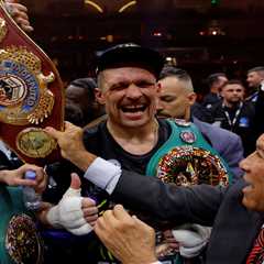 Oleksandr Usyk Vacates IBF Belt, Setting Stage for Anthony Joshua's Title Fight at Wembley with..