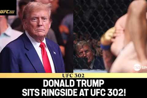 Donald Trump receives thunderous applause at UFC 302 🇺🇸