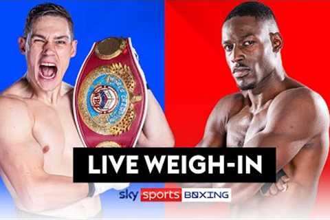 BILLAM-SMITH V RIAKPORHE!  LIVE WEIGH-IN ⚖