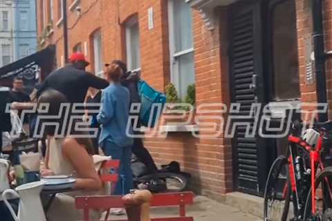 Moment Derek Chisora HEADBUTTS Deliveroo rider as row erupts outside restaurant