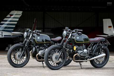 Power couple: Matching BMW R100 scramblers by HB-Custom