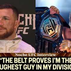 AND THE NEW! 🏆 Merab Dvalishvili reacts to becoming the new UFC Bantamweight Champion! #NocheUFC..