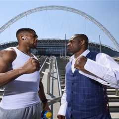 Anthony Joshua and Daniel Dubois Face-off Ahead of Wembley Showdown