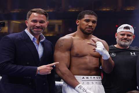 Anthony Joshua set for at least five more fights, says Eddie Hearn