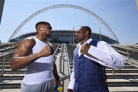 Anthony Joshua and Daniel Dubois Face-off Ahead of Wembley Showdown