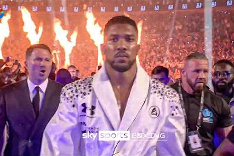 Anthony Joshua's SENSATIONAL Wembley ringwalk 💥  AJ vs Dubois