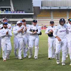 England’s record-breaking innings played in almost deserted stadium despite tickets being available ..